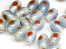 TOKO-BEADS AG112-13S Glass bead 8~9mm AG112-13S スポット柄とんぼ玉 8~9mm Asian bead & African bead  Handmade,Lampeork,bead,asia,india,ethnic,parts,accessory,beads とんぼ玉,ビーズ,トンボ玉,アジア,インド,エスニック,手作り,パーツ,アクセサリー