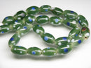 TOKO-BEADS AG112-28N Glass bead (Strand/Mix) 8~9mm AG112-28N スポット柄とんぼ玉ミックス（連/在庫限り） 8~9mm Asian bead & African bead  Handmade,Lampeork,bead,asia,india,ethnic,parts,accessory,beads とんぼ玉,ビーズ,トンボ玉,アジア,インド,エスニック,手作り,パーツ,アクセサリー