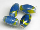 TOKO-BEADS AG113-15 Arrow feather pattern glass bead 7~8mm AG113-15 矢羽模様のとんぼ玉 7~8mm Asian bead & African bead  Handmade,Lampeork,bead,asia,india,ethnic,parts,accessory,beads とんぼ玉,ビーズ,トンボ玉,アジア,インド,エスニック,手作り,パーツ,アクセサリー