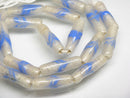 TOKO-BEADS AG114-25N Arrow feather pattern glass bead (strand) 7~8mm AG114-25N 矢羽模様とんぼ玉（連） 7~8mm Asian bead & African bead  Handmade,Lampeork,bead,asia,india,ethnic,parts,accessory,beads とんぼ玉,ビーズ,トンボ玉,アジア,インド,エスニック,手作り,パーツ,アクセサリー