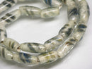 TOKO-BEADS AG114-26N Arrow feather pattern glass bead (strand) 6.5~7.5mm AG114-26N 矢羽模様とんぼ玉（連） 6.5~7.5mm Asian bead & African bead  Handmade,Lampeork,bead,asia,india,ethnic,parts,accessory,beads とんぼ玉,ビーズ,トンボ玉,アジア,インド,エスニック,手作り,パーツ,アクセサリー