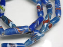 TOKO-BEADS AG114-58N Arrow feather pattern glass bead (42cm/strand) 6~7mm AG114-58N 矢羽模様とんぼ玉（約42cm/連のみ） 6~7mm Asian bead & African bead  Handmade,Lampeork,bead,asia,india,ethnic,parts,accessory,beads とんぼ玉,ビーズ,トンボ玉,アジア,インド,エスニック,手作り,パーツ,アクセサリー