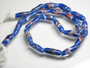 TOKO-BEADS AG114-68N Arrow feather pattern glass bead (42cm/strand) 6~8mm AG114-68N 矢羽模様とんぼ玉（約42cm/連のみ） 6~8mm Asian bead & African bead  Handmade,Lampeork,bead,asia,india,ethnic,parts,accessory,beads とんぼ玉,ビーズ,トンボ玉,アジア,インド,エスニック,手作り,パーツ,アクセサリー