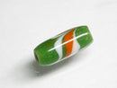 TOKO-BEADS AG115-07S Arrow feather pattern glass bead 6~7mm AG115-07S 矢羽模様とんぼ玉 6~7mm Asian bead & African bead  Handmade,Lampeork,bead,asia,india,ethnic,parts,accessory,beads とんぼ玉,ビーズ,トンボ玉,アジア,インド,エスニック,手作り,パーツ,アクセサリー