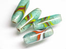 TOKO-BEADS AG115-08S Arrow feather pattern glass bead 7~8mm AG115-08S 矢羽模様とんぼ玉 7~8mm Asian bead & African bead  Handmade,Lampeork,bead,asia,india,ethnic,parts,accessory,beads とんぼ玉,ビーズ,トンボ玉,アジア,インド,エスニック,手作り,パーツ,アクセサリー