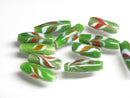TOKO-BEADS AG115-10S Arrow feather pattern glass bead 6~7mm AG115-10S 矢羽模様とんぼ玉 6~7mm Asian bead & African bead  Handmade,Lampeork,bead,asia,india,ethnic,parts,accessory,beads とんぼ玉,ビーズ,トンボ玉,アジア,インド,エスニック,手作り,パーツ,アクセサリー