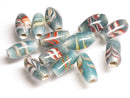 TOKO-BEADS AG115-12S Arrow feather pattern glass bead 7~8mm AG115-12S 矢羽模様とんぼ玉 7~8mm Asian bead & African bead  Handmade,Lampeork,bead,asia,india,ethnic,parts,accessory,beads とんぼ玉,ビーズ,トンボ玉,アジア,インド,エスニック,手作り,パーツ,アクセサリー