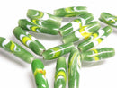 TOKO-BEADS AG115-16S Arrow feather pattern glass bead 6~7.5mm AG115-16S 矢羽模様とんぼ玉 6~7.5mm Asian bead & African bead  Handmade,Lampeork,bead,asia,india,ethnic,parts,accessory,beads とんぼ玉,ビーズ,トンボ玉,アジア,インド,エスニック,手作り,パーツ,アクセサリー