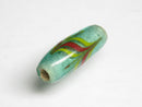 TOKO-BEADS AG115-18S Arrow feather pattern glass bead 7~8mm AG115-18S 矢羽模様とんぼ玉 7~8mm Asian bead & African bead  Handmade,Lampeork,bead,asia,india,ethnic,parts,accessory,beads とんぼ玉,ビーズ,トンボ玉,アジア,インド,エスニック,手作り,パーツ,アクセサリー