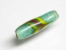 TOKO-BEADS AG115-19S Arrow feather pattern glass bead 7mm AG115-19S 矢羽模様とんぼ玉 7mm Asian bead & African bead  Handmade,Lampeork,bead,asia,india,ethnic,parts,accessory,beads とんぼ玉,ビーズ,トンボ玉,アジア,インド,エスニック,手作り,パーツ,アクセサリー