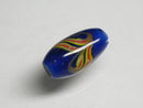 TOKO-BEADS AG115-34S Arrow feather pattern glass bead 8~9mm AG115-34S 矢羽模様とんぼ玉 8~9mm Asian bead & African bead  Handmade,Lampeork,bead,asia,india,ethnic,parts,accessory,beads とんぼ玉,ビーズ,トンボ玉,アジア,インド,エスニック,手作り,パーツ,アクセサリー
