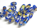 TOKO-BEADS AG115-35S Arrow feather pattern glass bead 7~8mm AG115-35S 矢羽模様とんぼ玉 7~8mm Asian bead & African bead  Handmade,Lampeork,bead,asia,india,ethnic,parts,accessory,beads とんぼ玉,ビーズ,トンボ玉,アジア,インド,エスニック,手作り,パーツ,アクセサリー