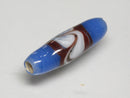 TOKO-BEADS AG115-43S Arrow feather pattern glass bead 6~7.5mm AG115-43S 矢羽模様とんぼ玉 6~7.5mm Asian bead & African bead  Handmade,Lampeork,bead,asia,india,ethnic,parts,accessory,beads とんぼ玉,ビーズ,トンボ玉,アジア,インド,エスニック,手作り,パーツ,アクセサリー