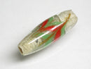 TOKO-BEADS AG115-47S Arrow feather pattern glass bead 7.5~8mm AG115-47S 矢羽模様とんぼ玉 7.5~8mm Asian bead & African bead  Handmade,Lampeork,bead,asia,india,ethnic,parts,accessory,beads とんぼ玉,ビーズ,トンボ玉,アジア,インド,エスニック,手作り,パーツ,アクセサリー