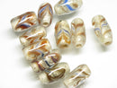 TOKO-BEADS AG115-52S Arrow feather pattern glass bead 7.5~8mm AG115-52S 矢羽模様とんぼ玉 7.5~8mm Asian bead & African bead  Handmade,Lampeork,bead,asia,india,ethnic,parts,accessory,beads とんぼ玉,ビーズ,トンボ玉,アジア,インド,エスニック,手作り,パーツ,アクセサリー