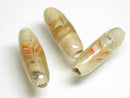 TOKO-BEADS AG115-09S Arrow feather pattern glass bead AG115-09S 矢羽模様とんぼ玉 Asian bead & African bead  Handmade,Lampeork,bead,asia,india,ethnic,parts,accessory,beads とんぼ玉,ビーズ,トンボ玉,アジア,インド,エスニック,手作り,パーツ,アクセサリー