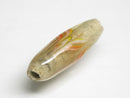 TOKO-BEADS AG115-09S Arrow feather pattern glass bead AG115-09S 矢羽模様とんぼ玉 Asian bead & African bead  Handmade,Lampeork,bead,asia,india,ethnic,parts,accessory,beads とんぼ玉,ビーズ,トンボ玉,アジア,インド,エスニック,手作り,パーツ,アクセサリー