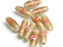 TOKO-BEADS AG115-10S Arrow feather pattern glass bead AG115-10S 矢羽模様とんぼ玉 Asian bead & African bead  Handmade,Lampeork,bead,asia,india,ethnic,parts,accessory,beads とんぼ玉,ビーズ,トンボ玉,アジア,インド,エスニック,手作り,パーツ,アクセサリー