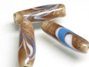 TOKO-BEADS AG115-12S Arrow feather pattern glass bead AG115-12S 矢羽模様とんぼ玉 Asian bead & African bead  Handmade,Lampeork,bead,asia,india,ethnic,parts,accessory,beads とんぼ玉,ビーズ,トンボ玉,アジア,インド,エスニック,手作り,パーツ,アクセサリー