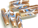 TOKO-BEADS AG115-13S Arrow feather pattern glass bead AG115-13S 矢羽模様とんぼ玉 Asian bead & African bead  Handmade,Lampeork,bead,asia,india,ethnic,parts,accessory,beads とんぼ玉,ビーズ,トンボ玉,アジア,インド,エスニック,手作り,パーツ,アクセサリー