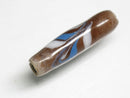 TOKO-BEADS AG115-13S Arrow feather pattern glass bead AG115-13S 矢羽模様とんぼ玉 Asian bead & African bead  Handmade,Lampeork,bead,asia,india,ethnic,parts,accessory,beads とんぼ玉,ビーズ,トンボ玉,アジア,インド,エスニック,手作り,パーツ,アクセサリー