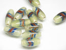 TOKO-BEADS AG115-16S Arrow feather pattern glass bead AG115-16S 矢羽模様とんぼ玉 Asian bead & African bead  Handmade,Lampeork,bead,asia,india,ethnic,parts,accessory,beads とんぼ玉,ビーズ,トンボ玉,アジア,インド,エスニック,手作り,パーツ,アクセサリー