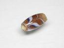 TOKO-BEADS AG115-21S Arrow feather pattern glass bead AG115-21S 矢羽模様とんぼ玉 Asian bead & African bead  Handmade,Lampeork,bead,asia,india,ethnic,parts,accessory,beads とんぼ玉,ビーズ,トンボ玉,アジア,インド,エスニック,手作り,パーツ,アクセサリー