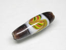 TOKO-BEADS AG115-28S Arrow feather pattern glass bead AG115-28S 矢羽模様とんぼ玉 Asian bead & African bead  Handmade,Lampeork,bead,asia,india,ethnic,parts,accessory,beads とんぼ玉,ビーズ,トンボ玉,アジア,インド,エスニック,手作り,パーツ,アクセサリー