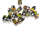 TOKO-BEADS AG115-21S Arrow feather pattern glass bead AG115-21S 矢羽模様とんぼ玉 Asian bead & African bead  Handmade,Lampeork,bead,asia,india,ethnic,parts,accessory,beads とんぼ玉,ビーズ,トンボ玉,アジア,インド,エスニック,手作り,パーツ,アクセサリー