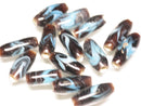 TOKO-BEADS AG115-23S Arrow feather pattern glass bead AG115-23S 矢羽模様とんぼ玉 Asian bead & African bead  Handmade,Lampeork,bead,asia,india,ethnic,parts,accessory,beads とんぼ玉,ビーズ,トンボ玉,アジア,インド,エスニック,手作り,パーツ,アクセサリー
