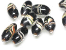TOKO-BEADS AG115-28S Arrow feather pattern glass bead AG115-28S 矢羽模様とんぼ玉 Asian bead & African bead  Handmade,Lampeork,bead,asia,india,ethnic,parts,accessory,beads とんぼ玉,ビーズ,トンボ玉,アジア,インド,エスニック,手作り,パーツ,アクセサリー