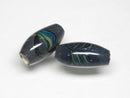 TOKO-BEADS AG115-28S Arrow feather pattern glass bead AG115-28S 矢羽模様とんぼ玉 Asian bead & African bead  Handmade,Lampeork,bead,asia,india,ethnic,parts,accessory,beads とんぼ玉,ビーズ,トンボ玉,アジア,インド,エスニック,手作り,パーツ,アクセサリー