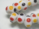 TOKO-BEADS | TOKO-BEADS |AG117-08N スタッドビーズ（連） 10mm | TOKO-BEADS |AG117-08N Glass bead (strand) 10mm Asian bead & African bead  Handmade,Lampeork,bead,asia,india,ethnic,parts,accessory,beads とんぼ玉,ビーズ,トンボ玉,アジア,インド,エスニック,手作り,パーツ,アクセサリー
