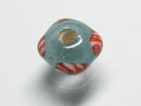 TOKO-BEADS | TOKO-BEADS |AG117-16 スタッドビーズ 9mm | TOKO-BEADS |AG117-16 Glass bead 9mm Asian bead & African bead  Handmade,Lampeork,bead,asia,india,ethnic,parts,accessory,beads とんぼ玉,ビーズ,トンボ玉,アジア,インド,エスニック,手作り,パーツ,アクセサリー