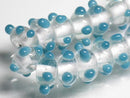 TOKO-BEADS | TOKO-BEADS |AG118-06N スタッドビーズ（連） 7mm | TOKO-BEADS |AG118-06N Glass bead (strand) 7mm Asian bead & African bead  Handmade,Lampeork,bead,asia,india,ethnic,parts,accessory,beads とんぼ玉,ビーズ,トンボ玉,アジア,インド,エスニック,手作り,パーツ,アクセサリー