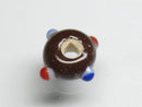 TOKO-BEADS | TOKO-BEADS |AG119-15 スタッドビーズ 8mm | TOKO-BEADS |AG119-15 Glass bead 8mm Asian bead & African bead  Handmade,Lampeork,bead,asia,india,ethnic,parts,accessory,beads とんぼ玉,ビーズ,トンボ玉,アジア,インド,エスニック,手作り,パーツ,アクセサリー