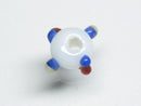 TOKO-BEADS | TOKO-BEADS |AG119-52 スタッドビーズ 7mm | TOKO-BEADS |AG119-52 Glass bead 7mm Asian bead & African bead  Handmade,Lampeork,bead,asia,india,ethnic,parts,accessory,beads とんぼ玉,ビーズ,トンボ玉,アジア,インド,エスニック,手作り,パーツ,アクセサリー