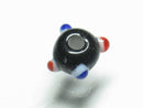 TOKO-BEADS | TOKO-BEADS |AG120-02 スタッドビーズ 8mm | TOKO-BEADS |AG120-02 Glass bead 8mm Asian bead & African bead  Handmade,Lampeork,bead,asia,india,ethnic,parts,accessory,beads とんぼ玉,ビーズ,トンボ玉,アジア,インド,エスニック,手作り,パーツ,アクセサリー