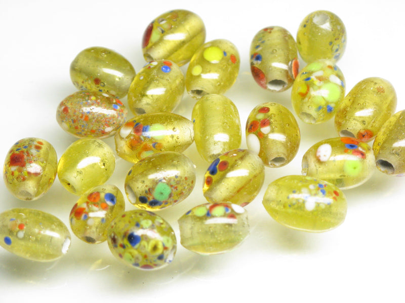 TOKO-BEADS AG121-01S Spray dot glass bead 6~8mm AG121-01S スプレイ・ドット柄小粒とんぼ玉 6~8mm Asian bead & African bead  Handmade,Lampeork,bead,asia,india,ethnic,parts,accessory,beads とんぼ玉,ビーズ,トンボ玉,アジア,インド,エスニック,手作り,パーツ,アクセサリー