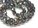 TOKO-BEADS AG121-03N Spray dot glass bead (strand) 7.5~8.5mm AG121-03N スプレイ・ドット柄小粒とんぼ玉（連） 7.5~8.5mm Asian bead & African bead  Handmade,Lampeork,bead,asia,india,ethnic,parts,accessory,beads とんぼ玉,ビーズ,トンボ玉,アジア,インド,エスニック,手作り,パーツ,アクセサリー