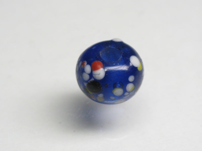 TOKO-BEADS AG121-05S Spray dot glass bead 11mm AG121-05S スプレイ・ドット柄小粒とんぼ玉 11mm Asian bead & African bead  Handmade,Lampeork,bead,asia,india,ethnic,parts,accessory,beads とんぼ玉,ビーズ,トンボ玉,アジア,インド,エスニック,手作り,パーツ,アクセサリー