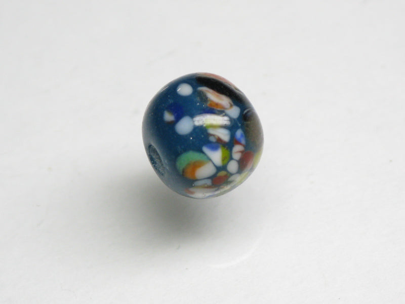 TOKO-BEADS AG121-07S Spray dot glass bead 8~8.5mm AG121-07S スプレイ・ドット柄小粒とんぼ玉 8~8.5mm Asian bead & African bead  Handmade,Lampeork,bead,asia,india,ethnic,parts,accessory,beads とんぼ玉,ビーズ,トンボ玉,アジア,インド,エスニック,手作り,パーツ,アクセサリー
