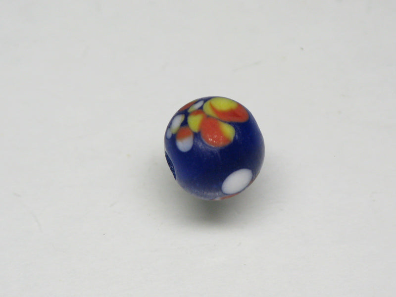 TOKO-BEADS AG121-12S Spray dot glass bead 7~8mm AG121-12S スプレイ・ドット柄小粒とんぼ玉 7~8mm Asian bead & African bead  Handmade,Lampeork,bead,asia,india,ethnic,parts,accessory,beads とんぼ玉,ビーズ,トンボ玉,アジア,インド,エスニック,手作り,パーツ,アクセサリー