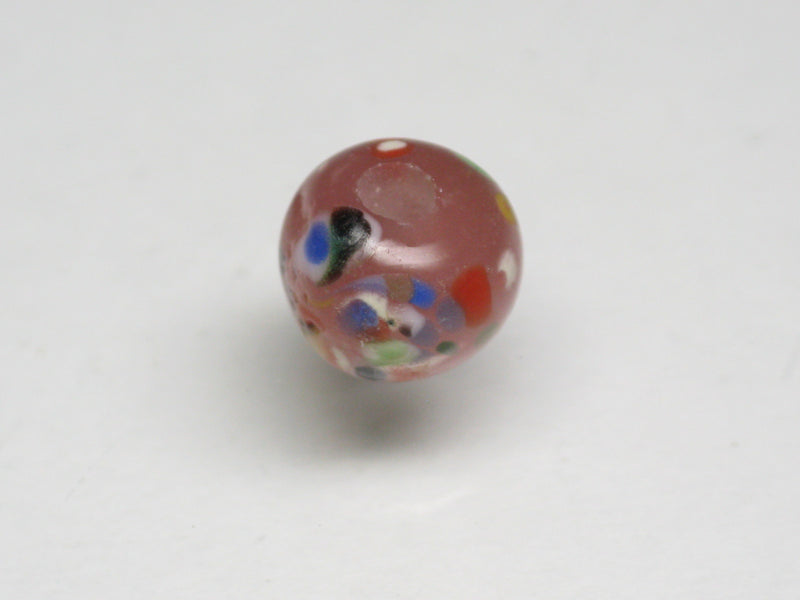 TOKO-BEADS AG121-20S Spray dot glass bead 8~9.5mm AG121-20S スプレイ・ドット柄小粒とんぼ玉 8~9.5mm Asian bead & African bead  Handmade,Lampeork,bead,asia,india,ethnic,parts,accessory,beads とんぼ玉,ビーズ,トンボ玉,アジア,インド,エスニック,手作り,パーツ,アクセサリー