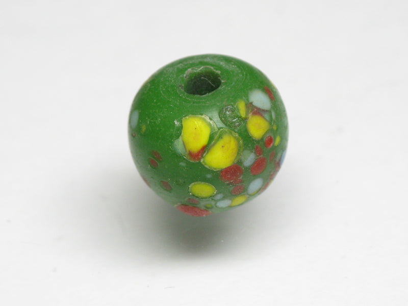 TOKO-BEADS AG121-22S Spray dot glass bead 11~12mm AG121-22S スプレイ・ドット柄小粒とんぼ玉 11~12mm Asian bead & African bead  Handmade,Lampeork,bead,asia,india,ethnic,parts,accessory,beads とんぼ玉,ビーズ,トンボ玉,アジア,インド,エスニック,手作り,パーツ,アクセサリー