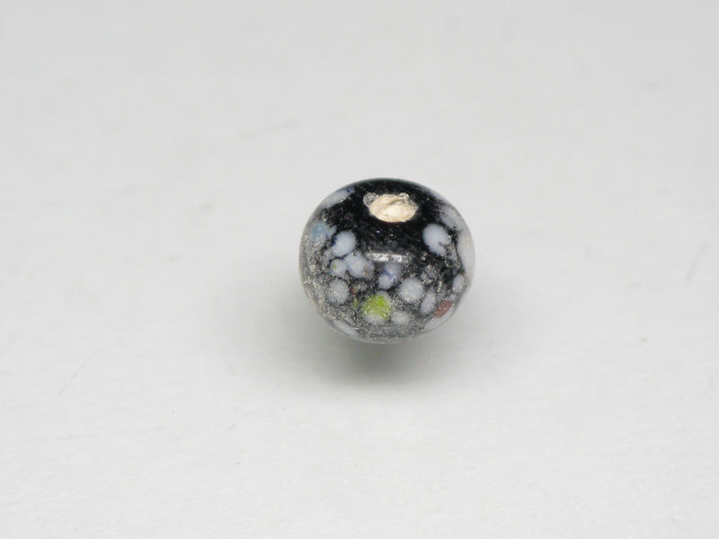 TOKO-BEADS AG121-25S Spray dot glass bead 7.5~8.5mm AG121-25S スプレイ・ドット柄小粒とんぼ玉 7.5~8.5mm Asian bead & African bead  Handmade,Lampeork,bead,asia,india,ethnic,parts,accessory,beads とんぼ玉,ビーズ,トンボ玉,アジア,インド,エスニック,手作り,パーツ,アクセサリー