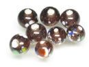 TOKO-BEADS AG121-26S Spray dot glass bead 7.5~8.5mm AG121-26S スプレイ・ドット柄小粒とんぼ玉 7.5~8.5mm Asian bead & African bead  Handmade,Lampeork,bead,asia,india,ethnic,parts,accessory,beads とんぼ玉,ビーズ,トンボ玉,アジア,インド,エスニック,手作り,パーツ,アクセサリー