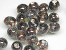 TOKO-BEADS AG121-27S Spray dot glass bead 7mm AG121-27S スプレイ・ドット柄小粒とんぼ玉 7mm Asian bead & African bead  Handmade,Lampeork,bead,asia,india,ethnic,parts,accessory,beads とんぼ玉,ビーズ,トンボ玉,アジア,インド,エスニック,手作り,パーツ,アクセサリー