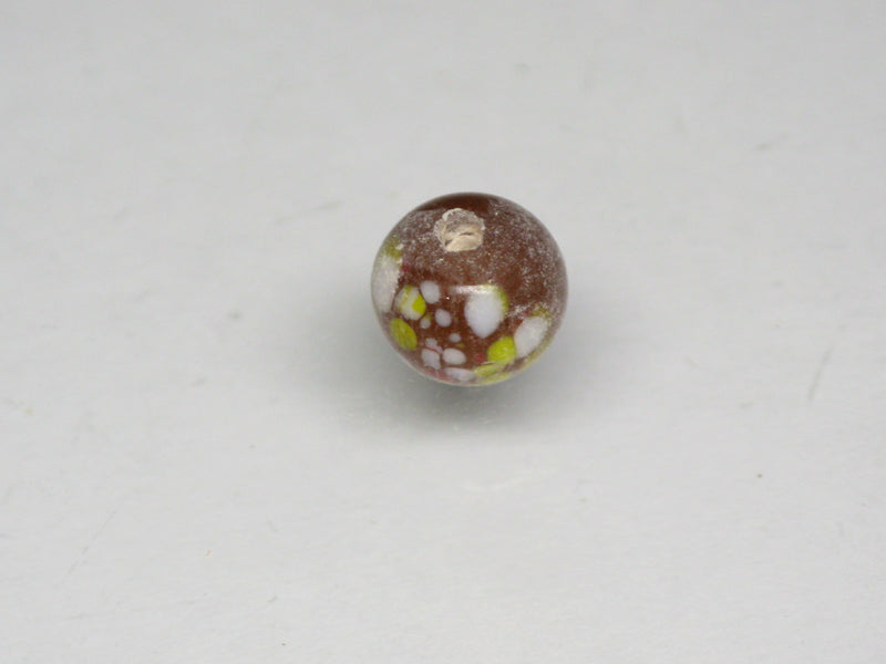 TOKO-BEADS AG121-31S Spray dot glass bead 7mm AG121-31S スプレイ・ドット柄小粒とんぼ玉 7mm Asian bead & African bead  Handmade,Lampeork,bead,asia,india,ethnic,parts,accessory,beads とんぼ玉,ビーズ,トンボ玉,アジア,インド,エスニック,手作り,パーツ,アクセサリー