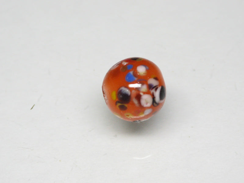TOKO-BEADS AG121-37S Spray dot glass bead 8~8.5mm AG121-37S スプレイ・ドット柄小粒とんぼ玉 8~8.5mm Asian bead & African bead  Handmade,Lampeork,bead,asia,india,ethnic,parts,accessory,beads とんぼ玉,ビーズ,トンボ玉,アジア,インド,エスニック,手作り,パーツ,アクセサリー